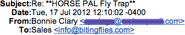 E-mail header - B. Clary